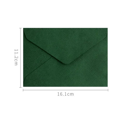 5/10pcs Vintage Linen Envelopes DIY Postcard Wedding Invitation Card Cover Gift Wrap Envelopes Korean Stationery Office Supplies Hotluck Stationery Store