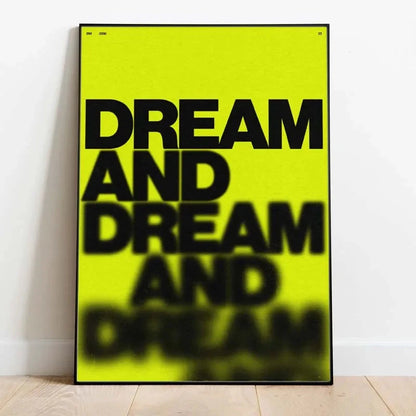 Modern Quotes Posters Retro Inspirational Words Canvas Print Calligraphy Wall Art Canvas Painting for Living Room Home Decor Timeless Art Store