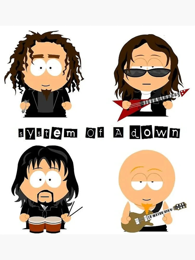 Heavy Metal Band System of A Down Posters Music Album Canvas Painting Wall Art Club Living Room Bedroom Home Office Decor Gift Shop1103333020 Store