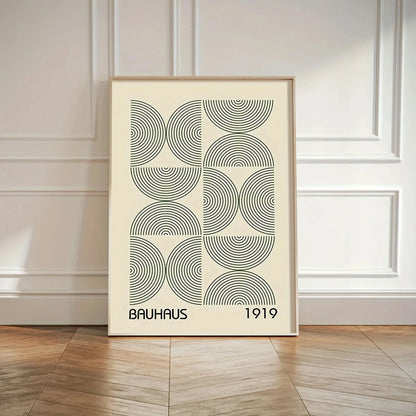 3pcs Bauhaus Geometric Wall Art Prints, Minimalist Modern Posters, Mid-Century Artwork for Home Decor, Unframed Canvas Art Set YQ Minimalism Decor Store