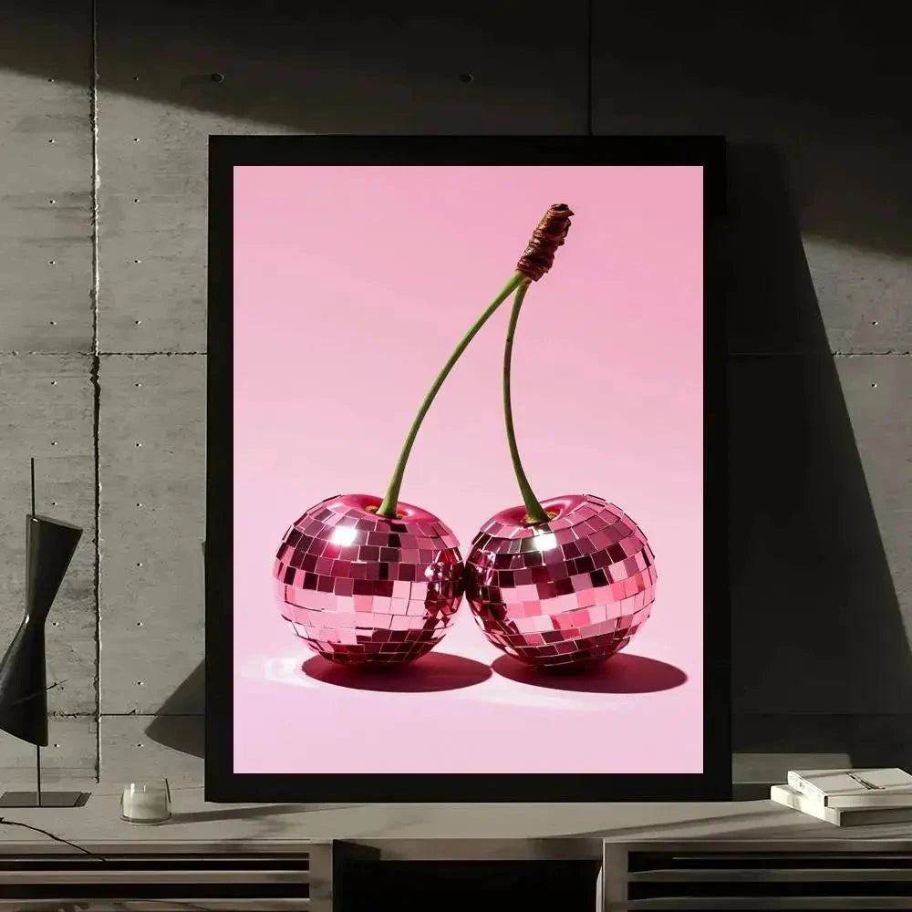 Pink Preppy Print Dopamine Wall Art Poster Gallery Prints Self Adhesive Home Decor Decoration Wall Decals Living Room Sticker Shop1105053713 Store