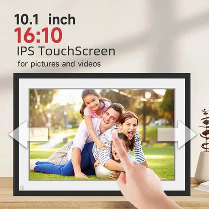 Christmas Gift Frameo 10.1 Inch WiFi Digital Picture Frame，1280 * 800IPS HD Cloud Smart Digital Photo Frame,32GB Storage, Wingmarg Store