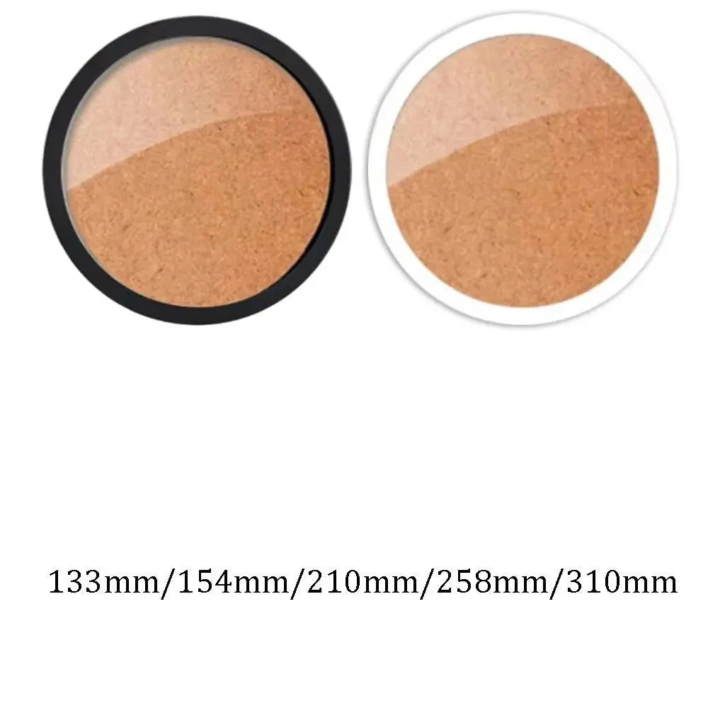 Home Decoration Wooden Round Picture Frames Wall Mounted DIY Wall Hanging Picture Holder Circle Round Photo Frame HOMICY 66 Store