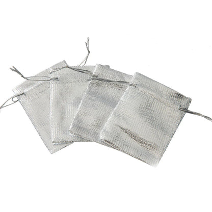 50pcs Gold Gift Drawstring Bags Pouches For Jewelry Organizers Favor Candy Bar Chocolate Package Small Businesses Supplies PDD001 Store