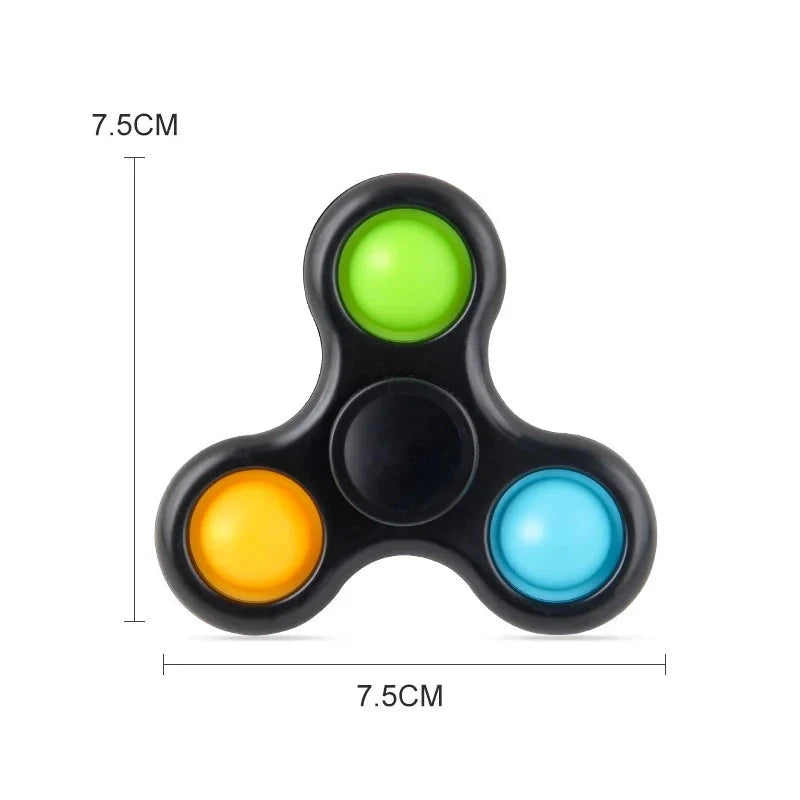 New Fidget Spinner Toys Hand Fingertip Multi-color Spnining Top Stress Relief Decompression Adults Toy Gifts for Boys Girls Fantastic Children Store