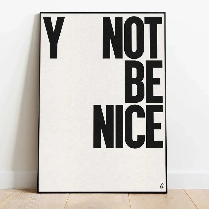 Modern Quotes Posters Retro Inspirational Words Canvas Print Calligraphy Wall Art Canvas Painting for Living Room Home Decor Timeless Art Store