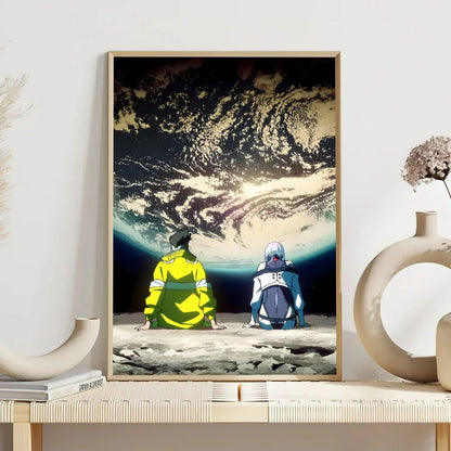 Anime C-Cyberpunk E-Edgerunners Poster Self Adhesive Painting Living Room Office Decoration Bedroom Home Wall Sticker Prints Shop1104823198 Store