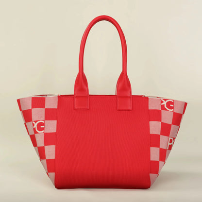 PG 2025 autumn and winter new unique style design shopping colorful striped tote bag Large Capacity Shopping Bag totebag PG PATSY GARIS Official Store