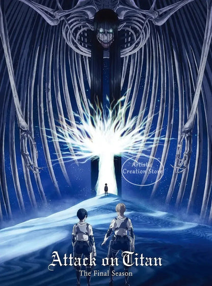 Attack on Titan  Canvas Art Poster  Anime Wall Decor for Bedroom Game Room Shop1104113394 Store