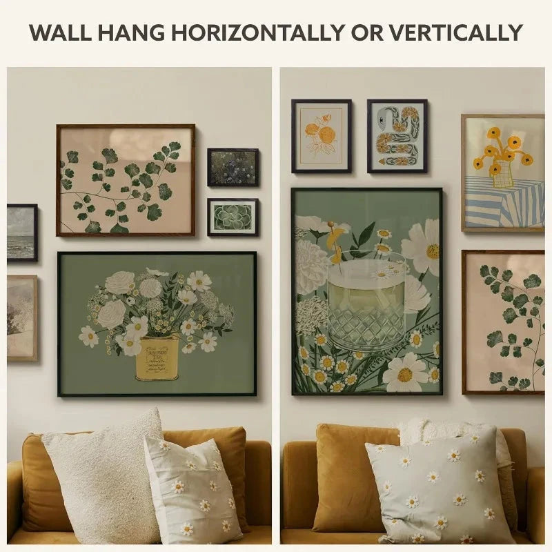 Shatterproof Poster Frame 24x36 Inches, Solid Oak Wood with Safe Display, Ideal for Office Home Decor dsdf588 Store