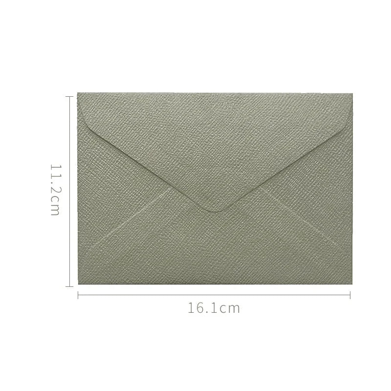 5/10pcs Vintage Linen Envelopes DIY Postcard Wedding Invitation Card Cover Gift Wrap Envelopes Korean Stationery Office Supplies Hotluck Stationery Store