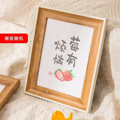 American Simplicity Picture Frame A3 A4 Family Photo Frame Wall Decorative Ornaments for Living Room Bedroom Acrylic Home Decor MoreGet Store