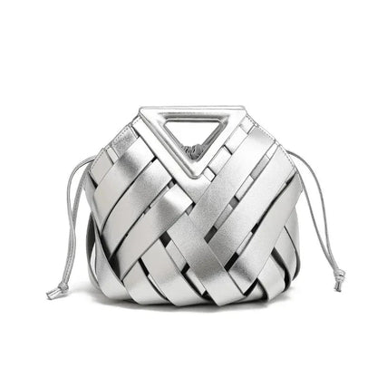 Trendy Vegan Leather Woven Tote Bag for Women Top Handle Purses and Handbags Fashionable Crossbody Shoulder Bag Tote Purses 2025 TIGZUOROIIS Evening Bag Store