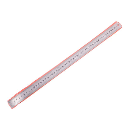 Stainless Steel Metal Straight Ruler Precision Double Sided Precision Measuring Tool Scale Metric Ruler Accessories 15-40cm 3GL02 3C Store