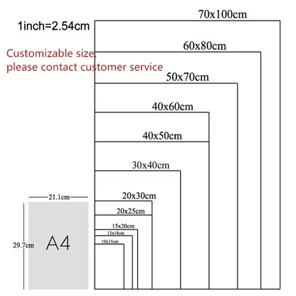 Cute Domo-Kun Classic Movie Poster HD Art Sticky Wall Waterproof Home Living Room Bedroom Bar Aesthetic Decoration YSQ Gift 02 Store