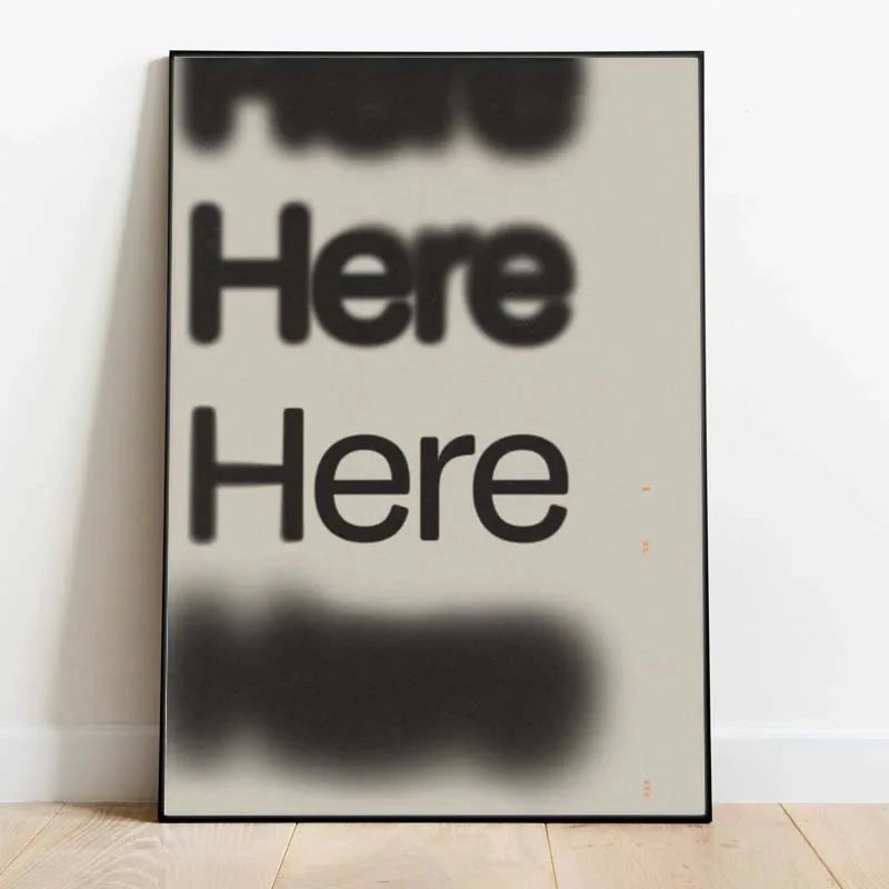 Modern Quotes Posters Retro Inspirational Words Canvas Print Calligraphy Wall Art Canvas Painting for Living Room Home Decor Timeless Art Store