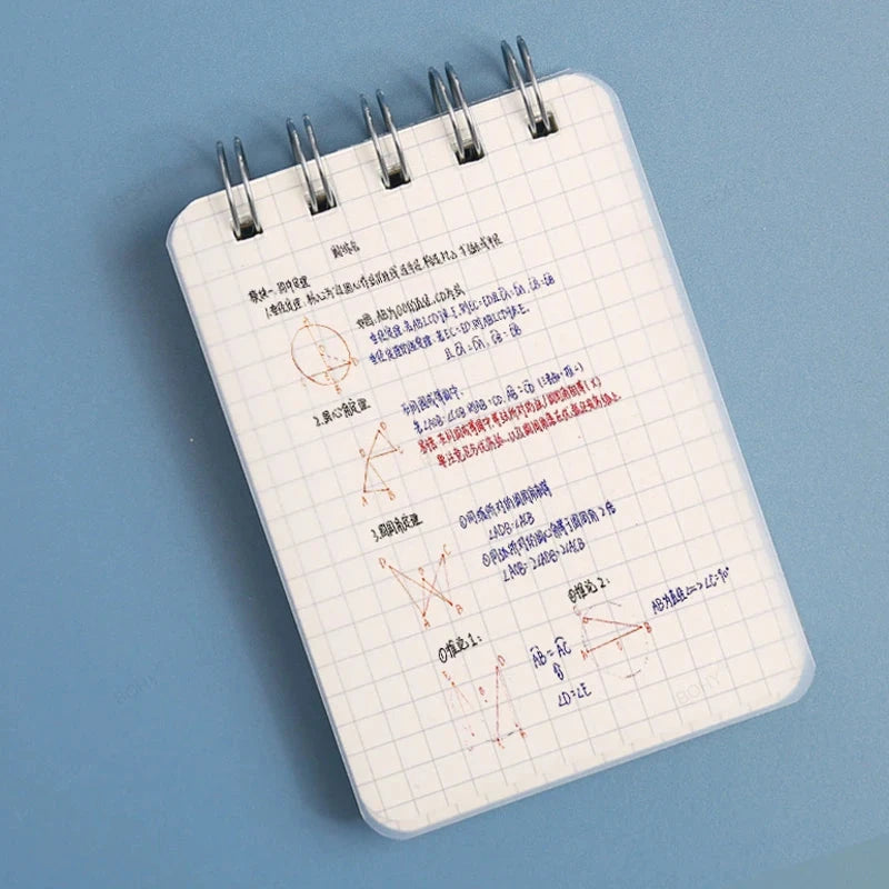 200 Page Line Mini Pocket A7 Diary Notebook To Do Notepad Office Accessories Notebook Acessórios Word Blank Grid Diary SuSu Education Factory Store