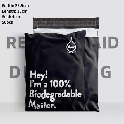 Biodegradable Shipping Bags,50 Count Compostable Poly Mailers with Eco Friendly Packaging Envelopes Supplies Mailing Bags Shop1103854314 Store