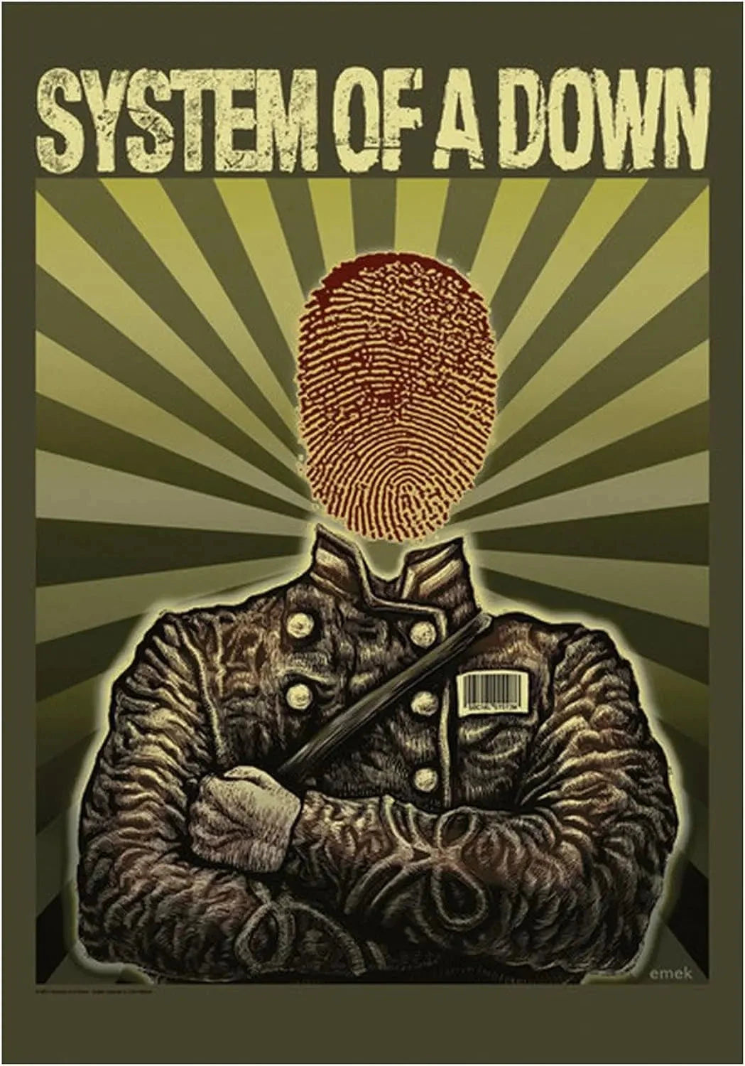 Heavy Metal Band System of A Down Posters Music Album Canvas Painting Wall Art Club Living Room Bedroom Home Office Decor Gift Shop1103333020 Store