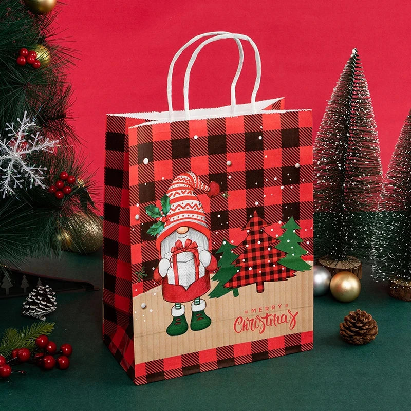 StoBag, Christmas Gift Bags, for kids party supplies, packing candy snack presents, New Year Decor, Reusable non woven, 12/30pcs StoBag Gift Wrap Bag Wholesale Store