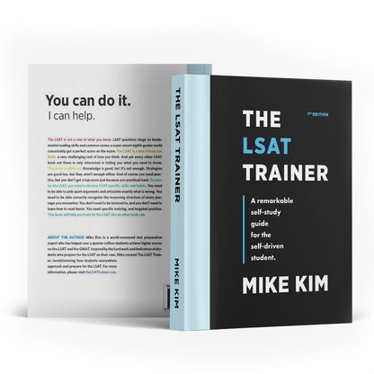 The LSAT Trainer: A Remarkable Self-Study Guide For The Self-Driven Student [Paperback] Kim, Mike